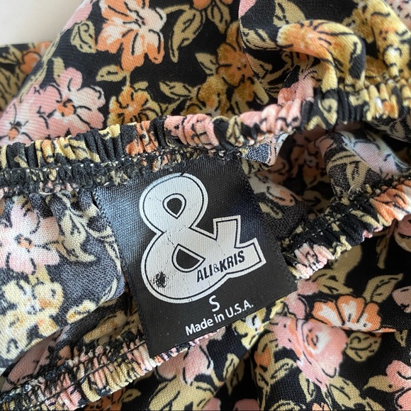 SOLD - Boho Floral Mini Dress - Picture 7 of 9